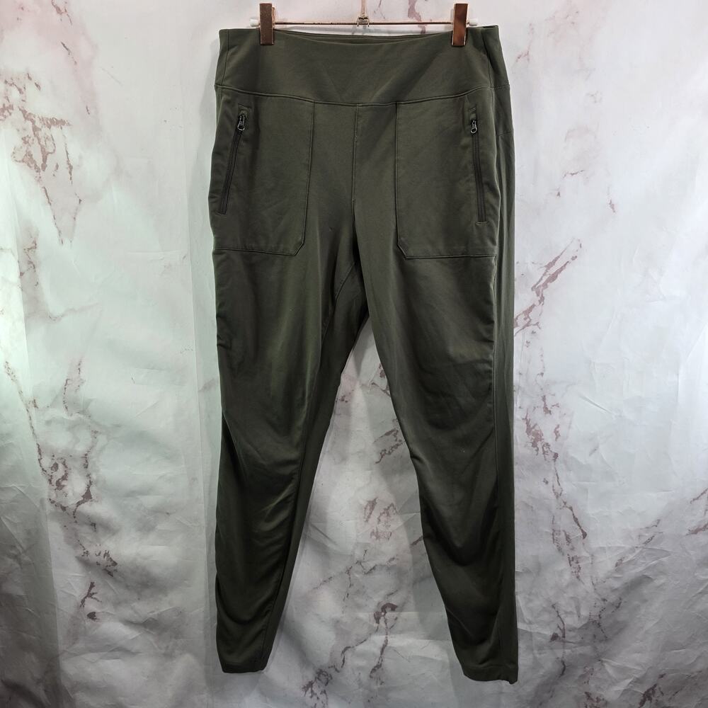 The North Face Leggings Womens Large Green Paramount High Rise Tight Workwear